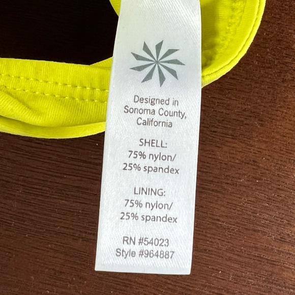 Athleta Yellow Bikini Top - Picture 5 of 6